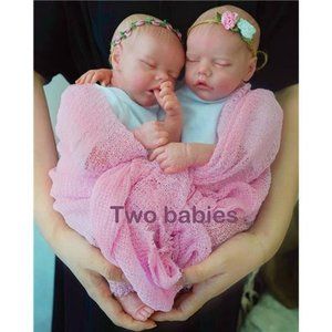 17 Inches Twin A/ B Reborn Baby Doll Kits Reborn Babies Toddler Kit, Newborn